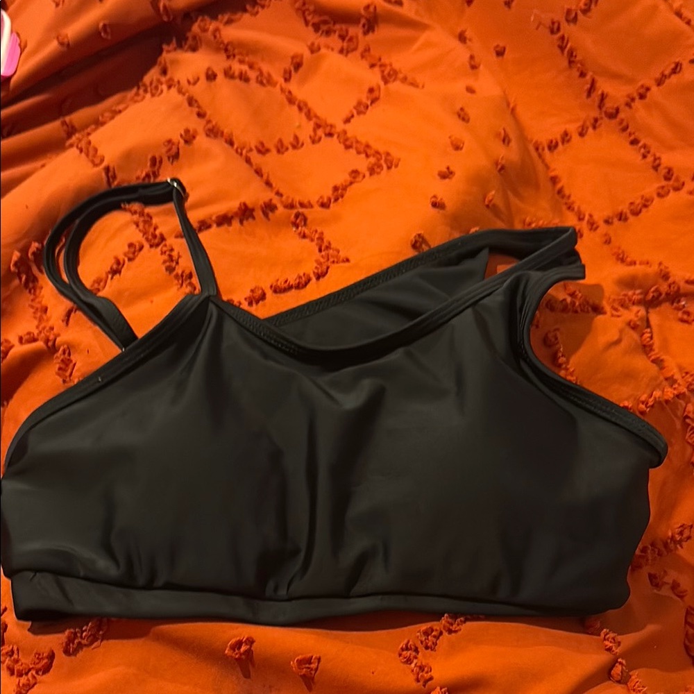 SHEIN Black Bikini Top